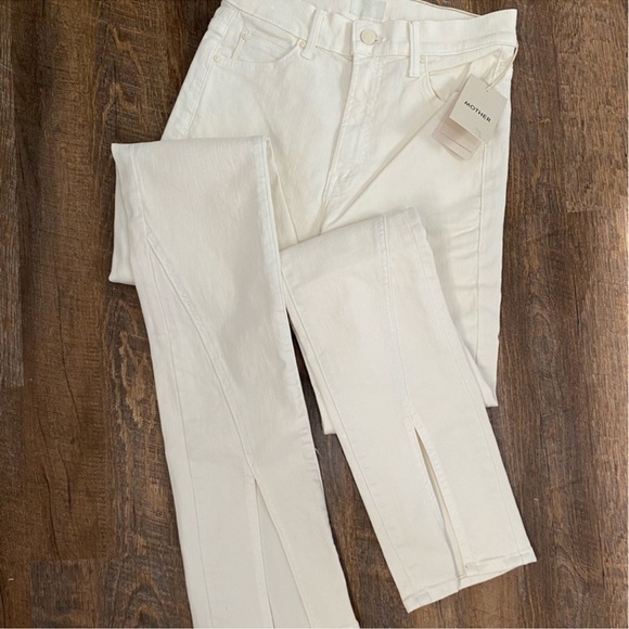 NWT MOTHER RASCAL SLICED UP HEEL PLAY DATE HIGH WAISTED WITH FLARED size 25 - Picture 5 of 11